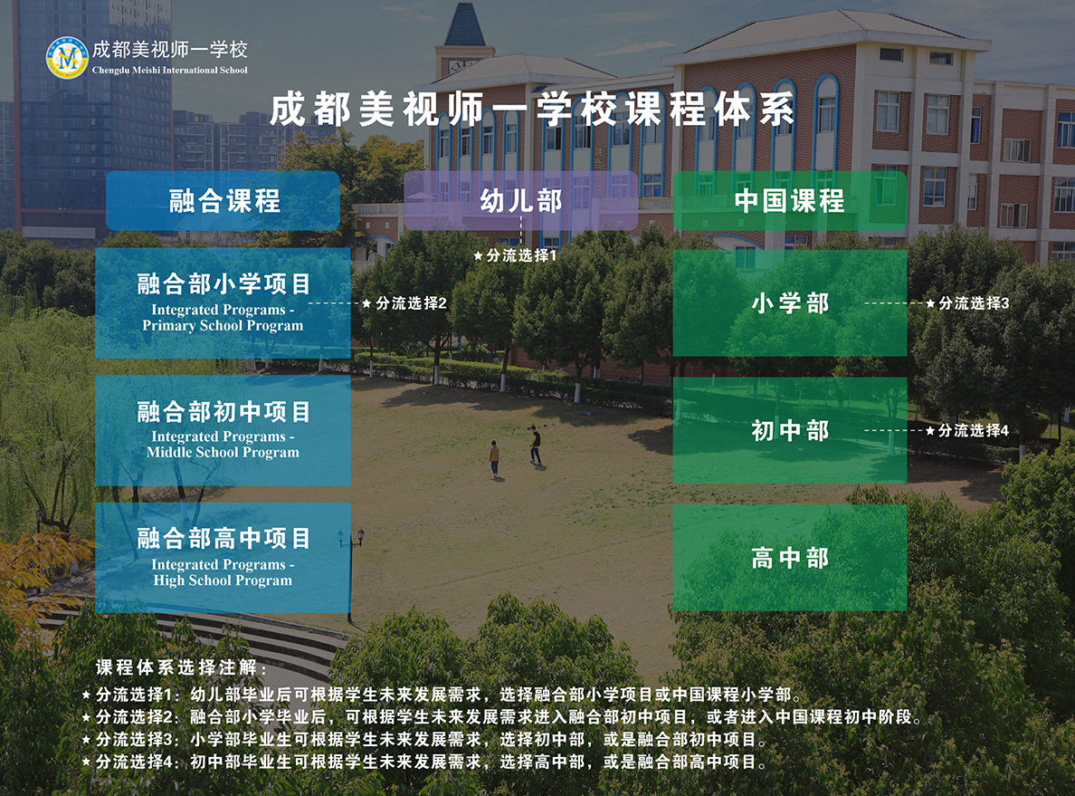 美視師一學校課程體系